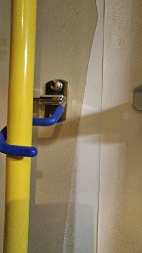 Sumnacon Mop Broom Holder Organizer, 4 Pcs S-Type Wall Mounted Cleaning Tools Organizer, Space Saver Brooms Mops Rakes Holder, Stainless Steel Heavy Duty Broom Mop Handle Holder for Kitchen Garage