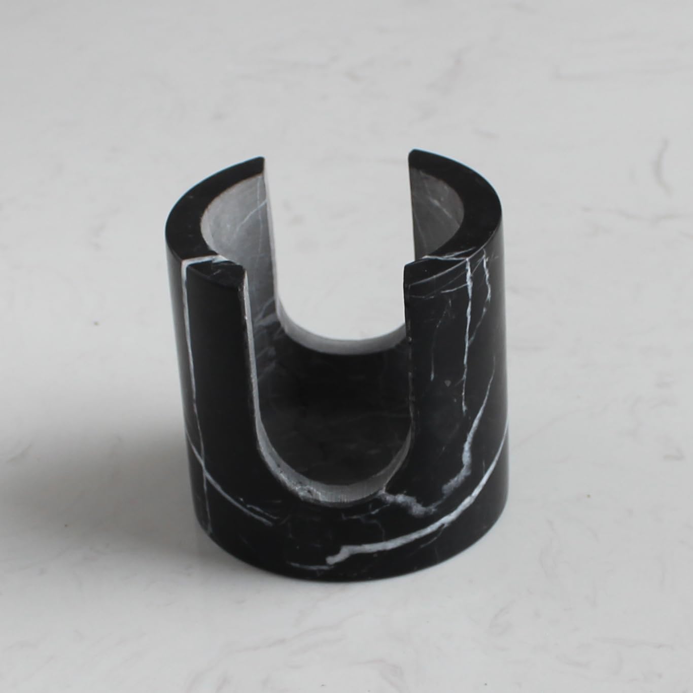 Natural Black Marble Sponge Holder for Kitchen Counter, Drying Rack, Sponge Caddy for Sink Organizer