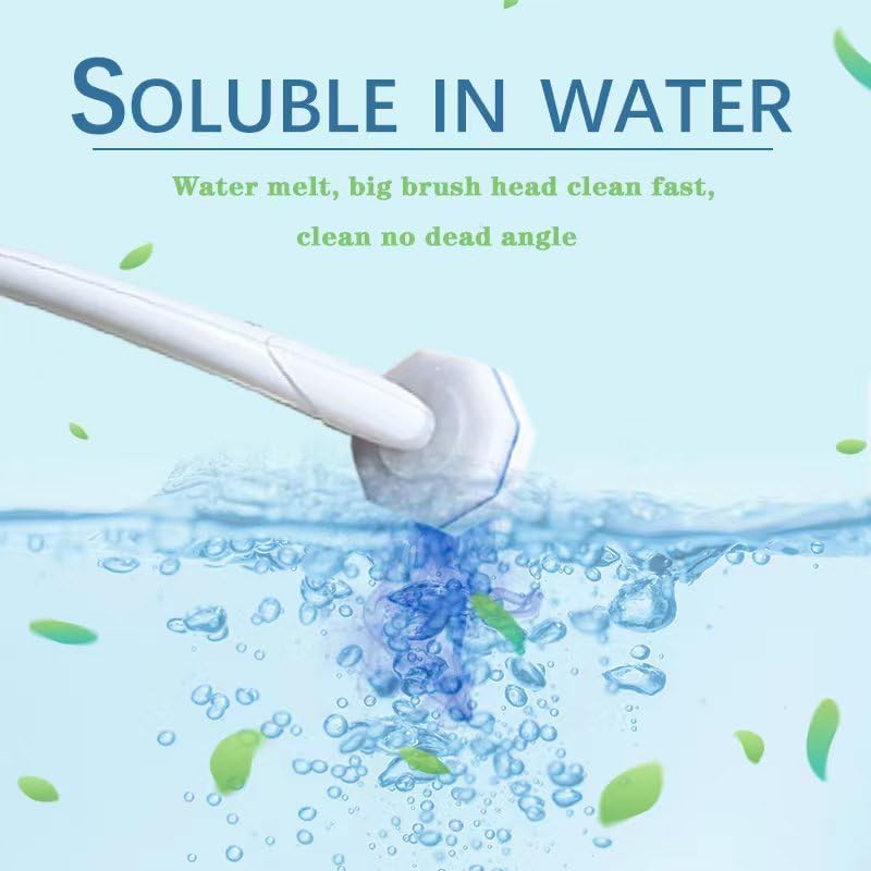 50PCS Toilet Brush Replacement Heads,Upgraded Disposable Brush Heads, Compatible with Clorox Wand Refills