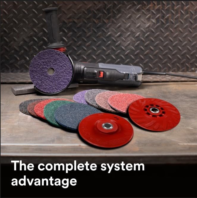 3M Electric Angle Grinder, 11131, VS, 6 in Paddle Switch, 13-Amp, 120V, for Cutting, Grinding, Polishing and Rust Removal,1 EA