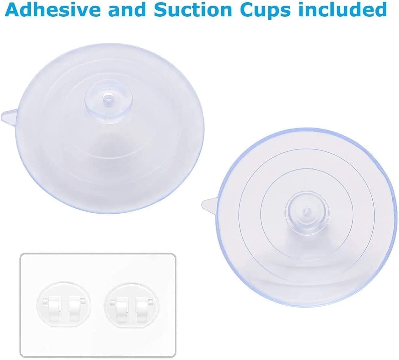 Sink Caddy Sponge Holder for Kitchen Sink Dish Cloth Hanger 2 Suspension Options(Suction Cups and Adhesive Hook), SUS304 Stainless Steel, Silver