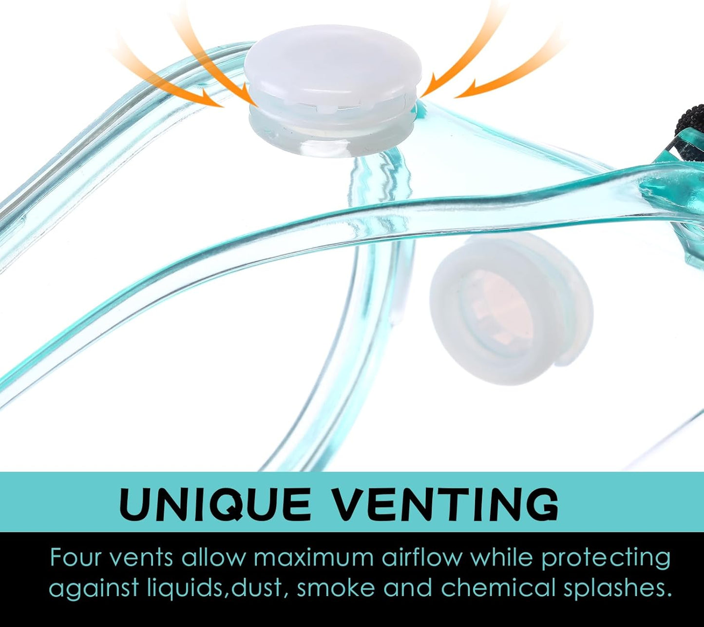 Yunsailing Protective Safety Goggles Lab Over Glasses Clear Anti Fog Eye Protection Goggles for Men Women