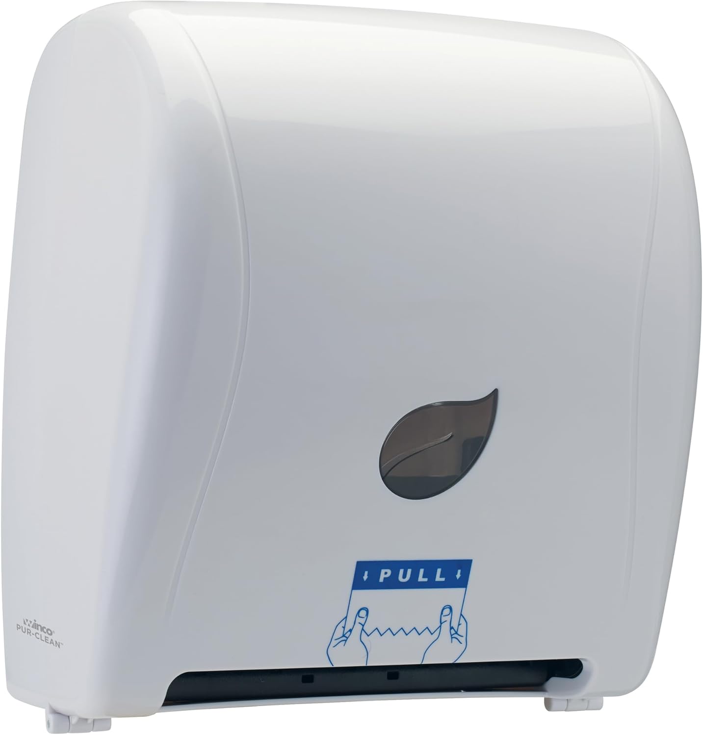 Winco TDAC-8W Commercial Wall Mount Paper Towel Dispenser, Auto-Cut 9" Sheets, White
