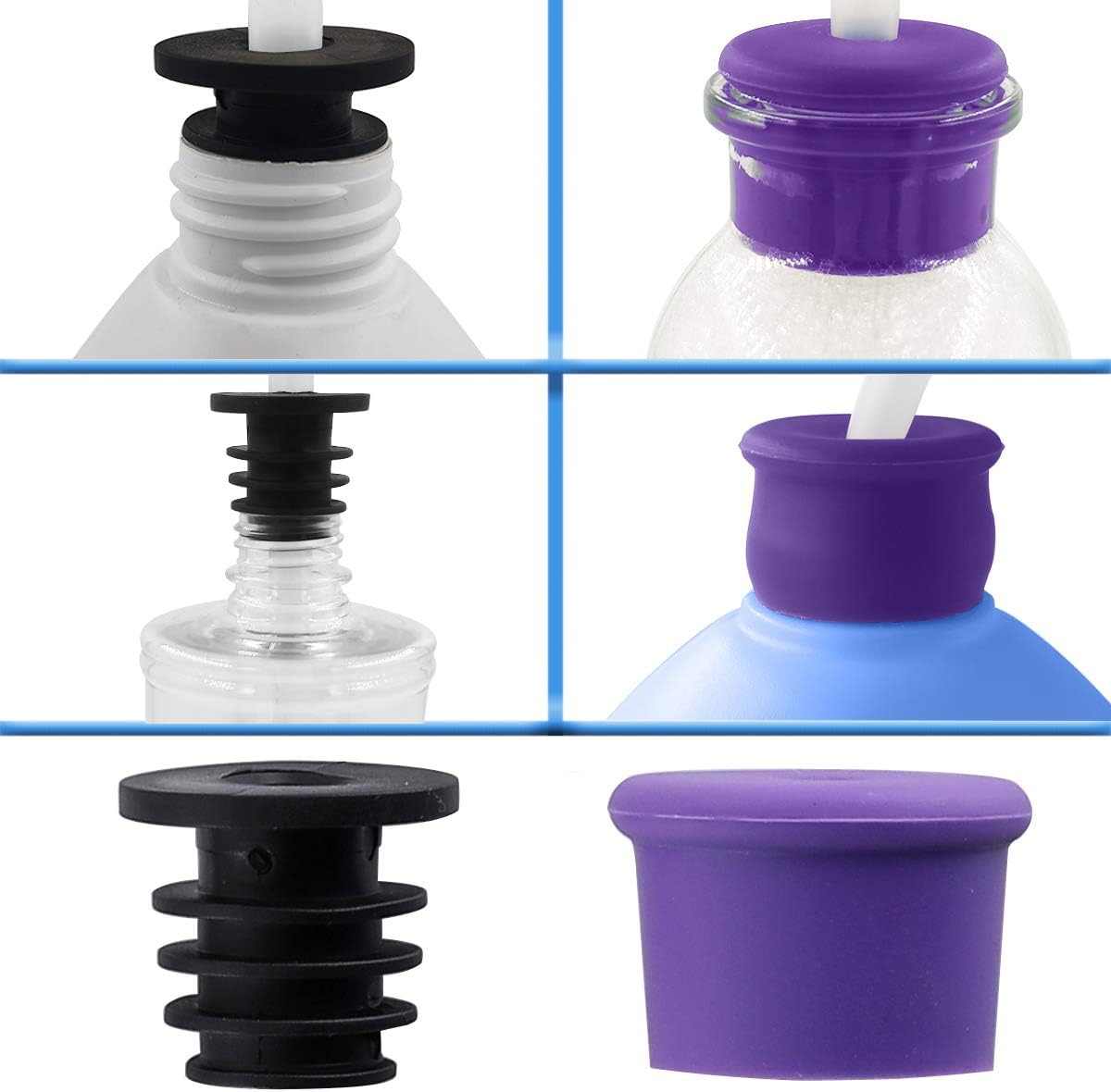 Gagal Soap Dispenser (Chrome) and Extension Tube Kit for Kitchen Sink, Complete Brass Pump with 40" Silicone Tube Connect to The Bottle Directly, Say Goodbye to Frequent Refills