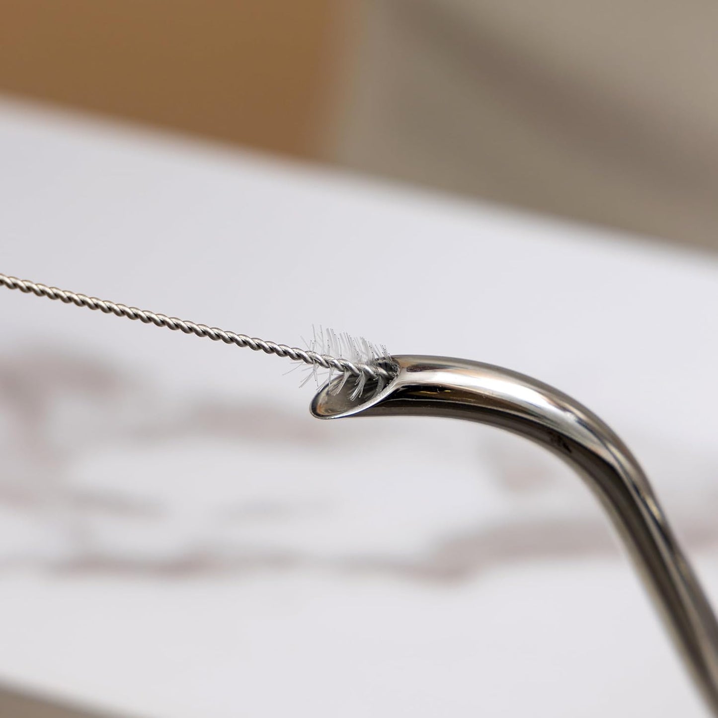 Chemimoso Straw Brushes Set of 4 - Cleaner for Metal, Glass, Smoothie Straws & Stanley Bottles