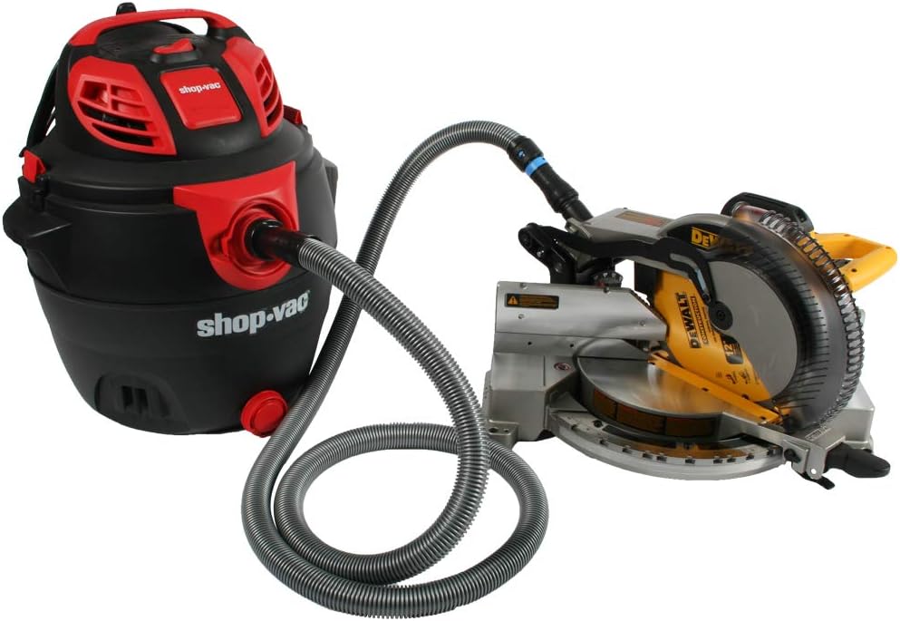 Cen-Tec Systems 94720 Quick Click 20 Ft. Hose for Home and Shop Vacuums with Expanded Multi-Brand Power Tool Adapter Set for Dust Collection