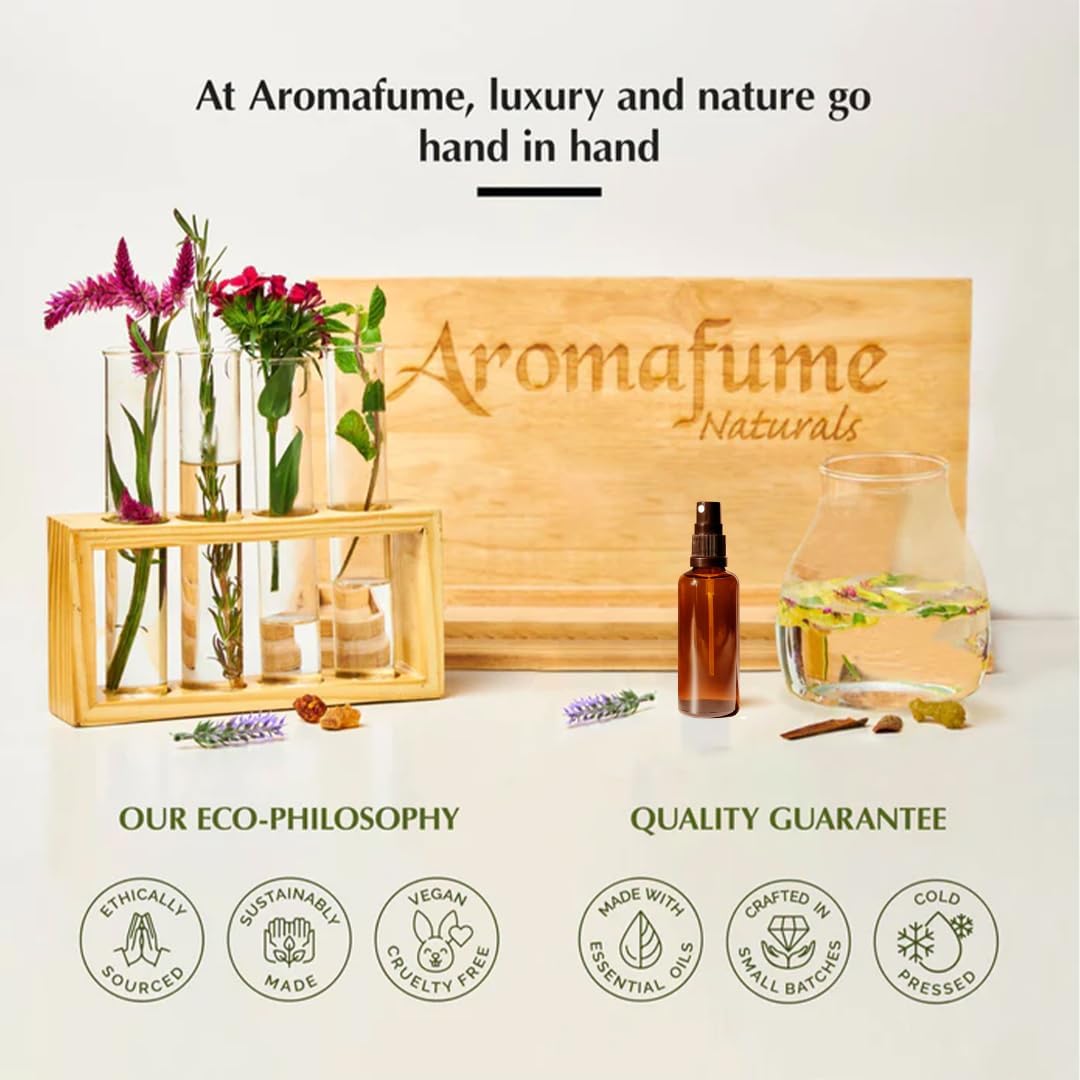 Ylang Ylang Room, Linen & Pillow Spray by Aromafume | 100ml/3.38 fl oz | with Ylang Ylang Essential Oil | Aromatherapy Spray | Mist for Bedding, Fabrics