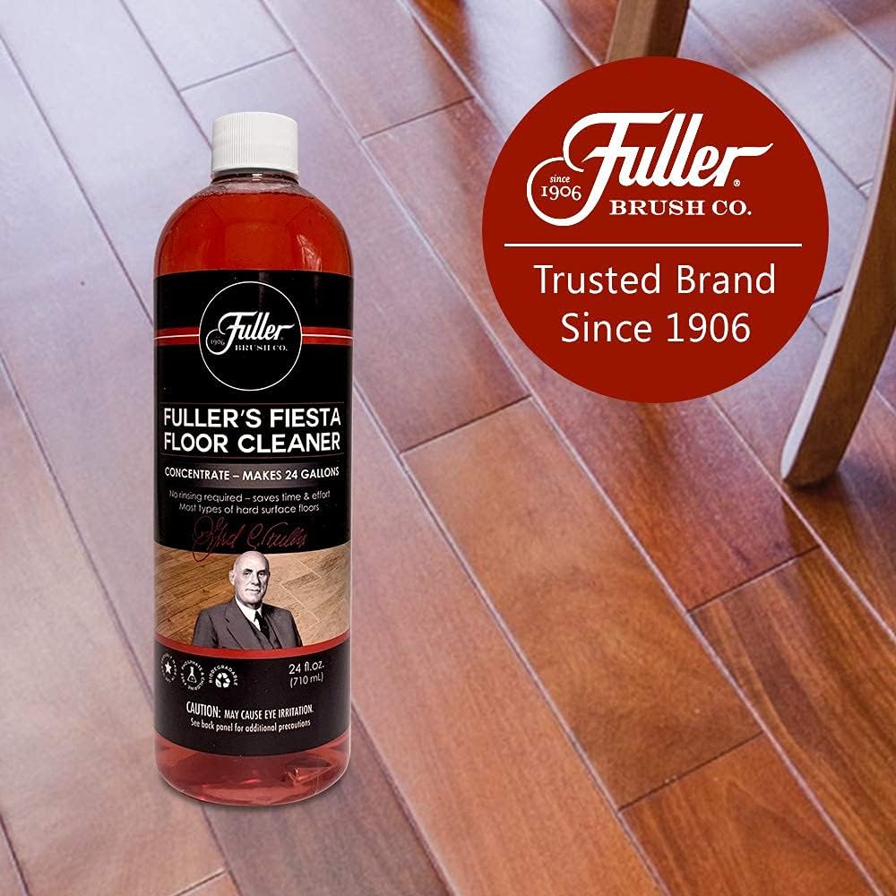 Fuller Brush Fiesta Floor Cleaner Liquid Concentrate - Multi-Surface & Industrial Cleaning For Hardwood, Laminate, Linoleum, Tile & Ceramic Floors, 24 Fl. Oz. Bottle (Pack of 2)