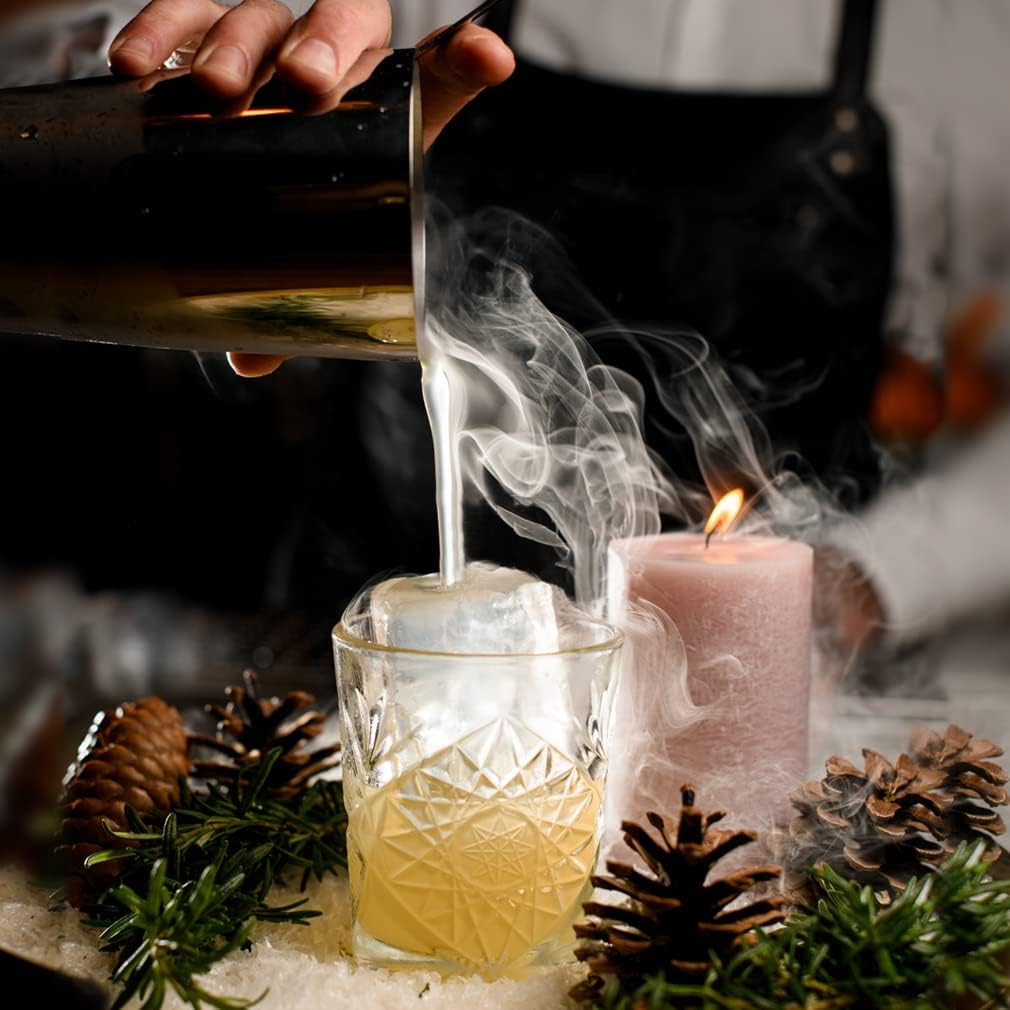 TINANA Upgrade 2 Inch Clear Ice Cube Tray Make 8 Large Square Crystal Clear Ice Cube Maker for Cocktail, Whiskey & Bourbon Drinks, Gifts for Men