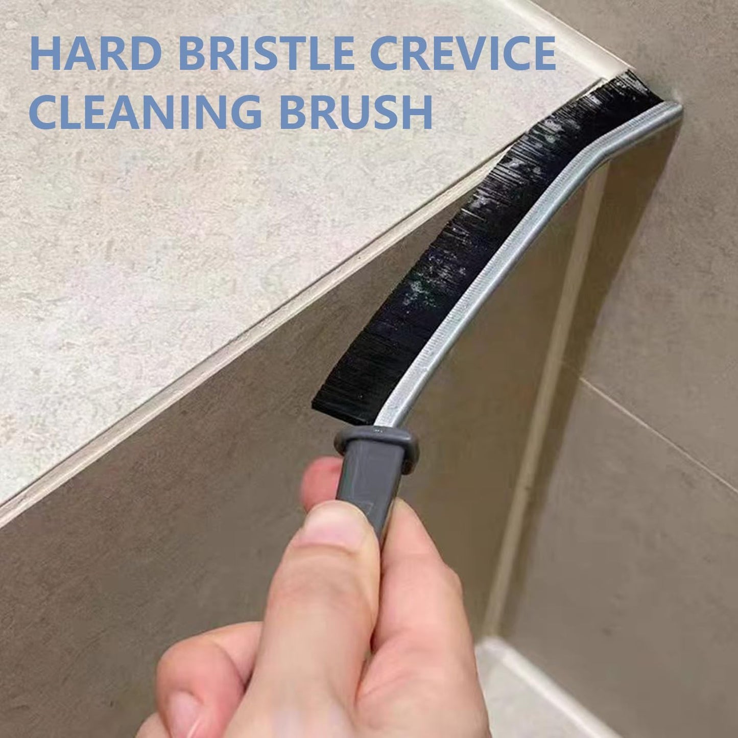 5 PCS Crevice Cleaning Brush, Multifunctional Hard Bristle Grout Cleaner Brush, Bathroom Cleaning Brush Tool with Clip,Kitchen Brush for Household, Kitchen, Window, Sink, Toilet, Grout