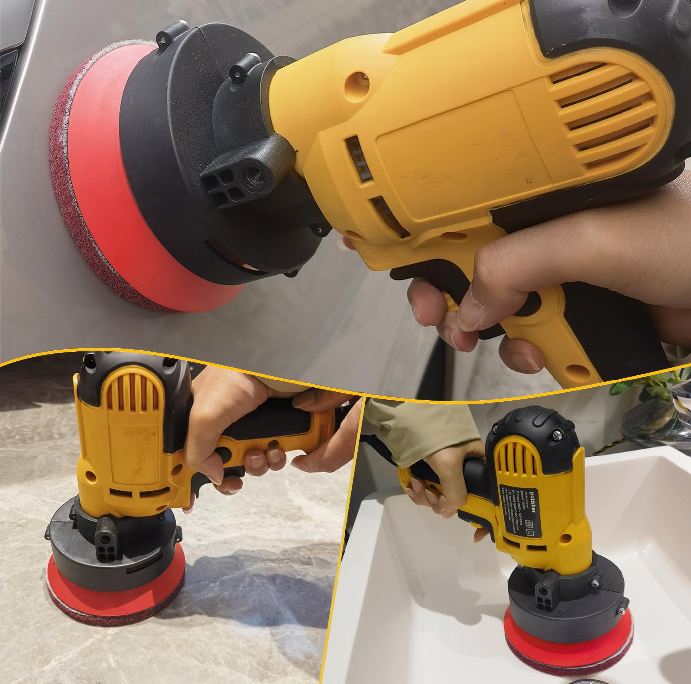 10 Pack 5 Inch 2000 Grits Multipurpose Scrubber Scouring Pads Flocking Scuff Pads -Hoop and Loop Scuff Pads Conditioning Discs Polishing Pad for Furniture Automotive Cleaning, Rust Removal