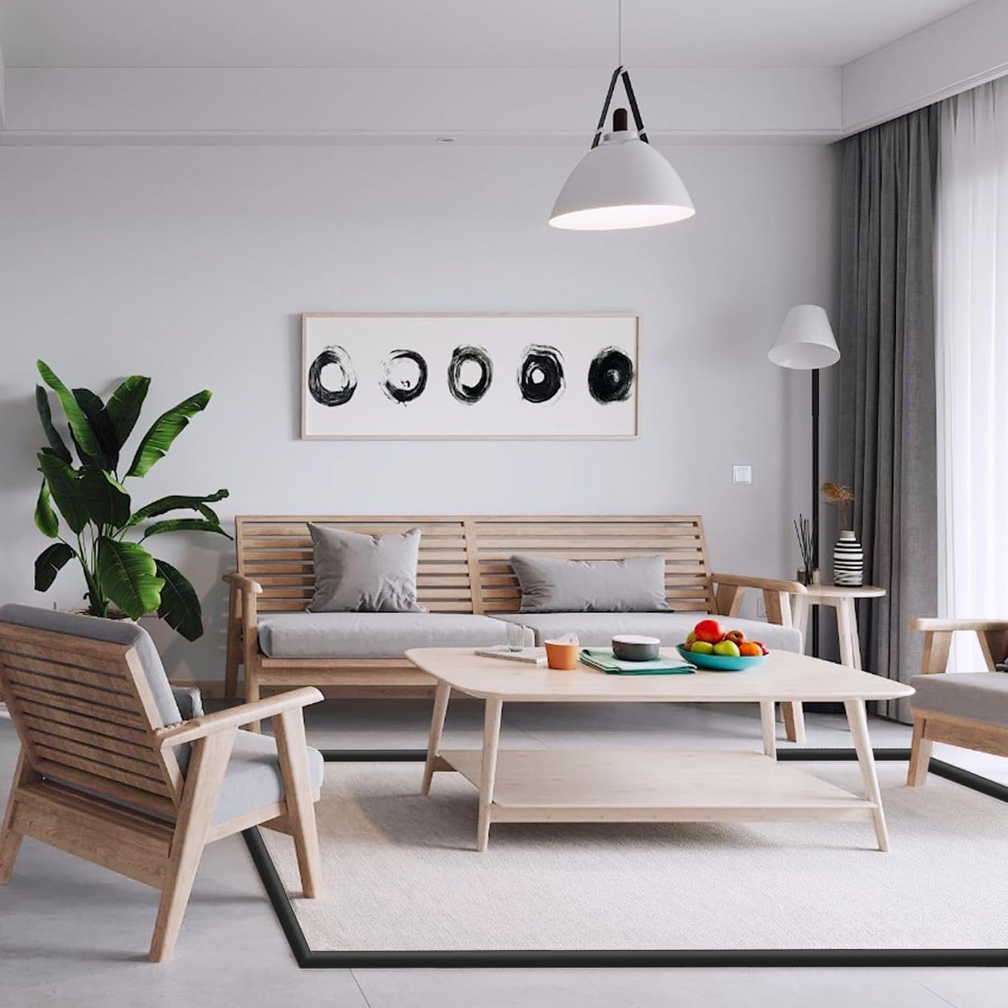 Self Adhesive Carpet Transition Strip with Edge Trim, Designed for Seamless Transitions from Carpet to Tile or Vinyl Floors, Perfect for Doorways.(Gray,5ft)