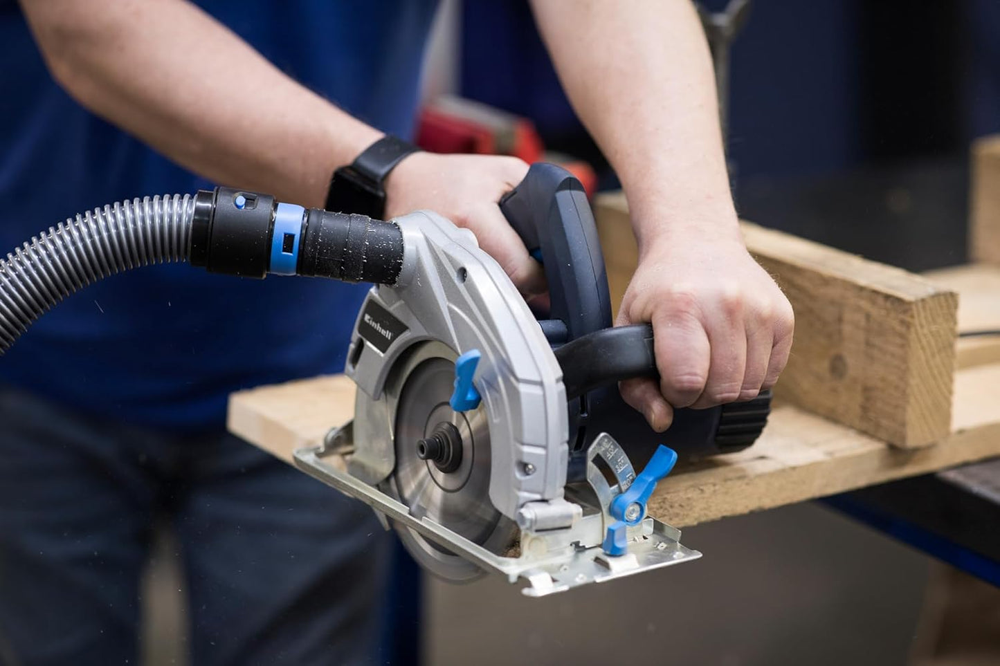 Cen-Tec Systems 94709 Quick Click 16 Ft. Hose for Home and Shop Vacuums with Expanded Multi-Brand Power Tool Adapter Set for Dust Collection