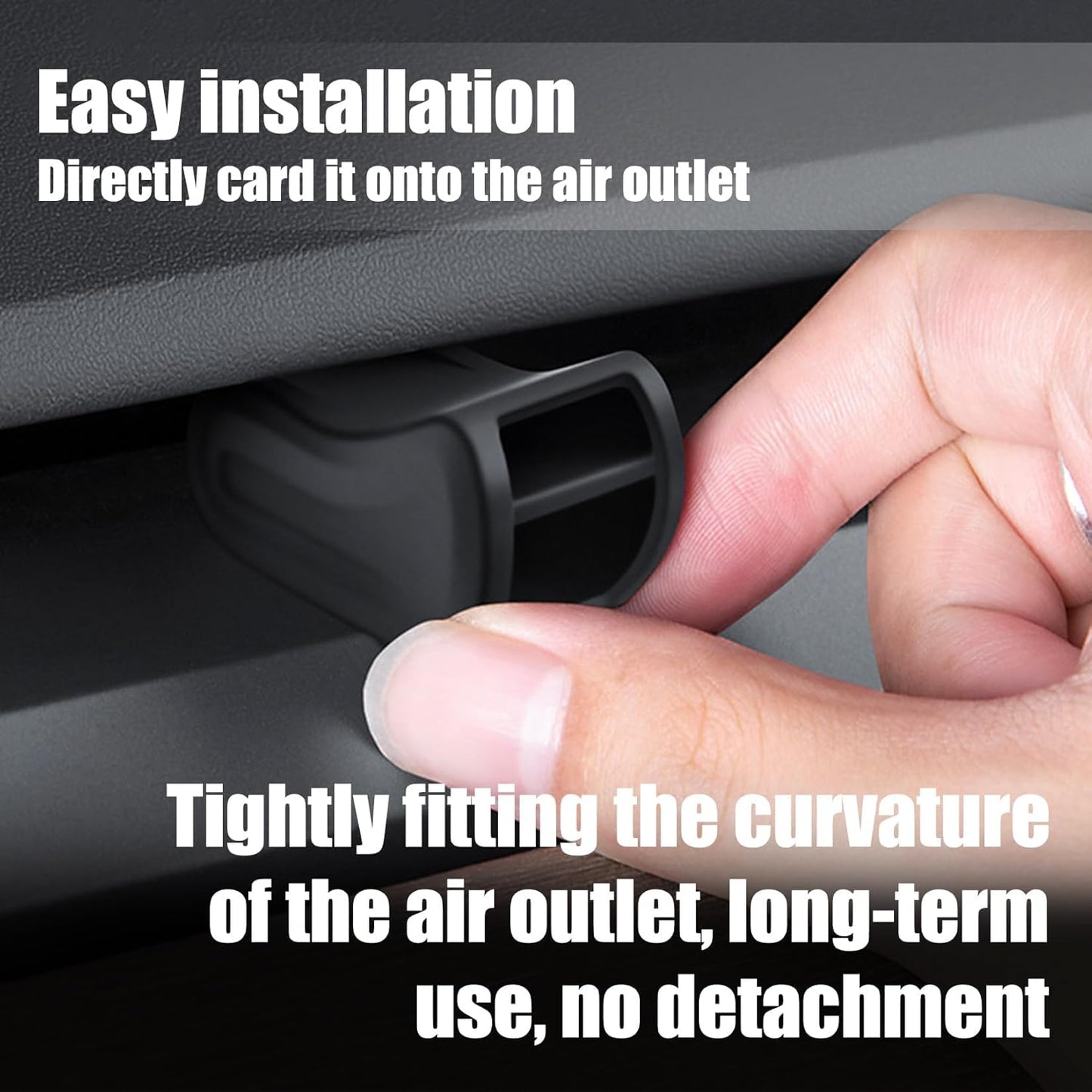 Psler 2 Pcs Air Freshener Adapter Compatible with Tesla Model 3 / Y 2017 2018 2019 2020 2021 2022 2023, Airvent Clips Silicone Fresheners Holder Fragrance Clip Model 3 and Y Interior Accessories