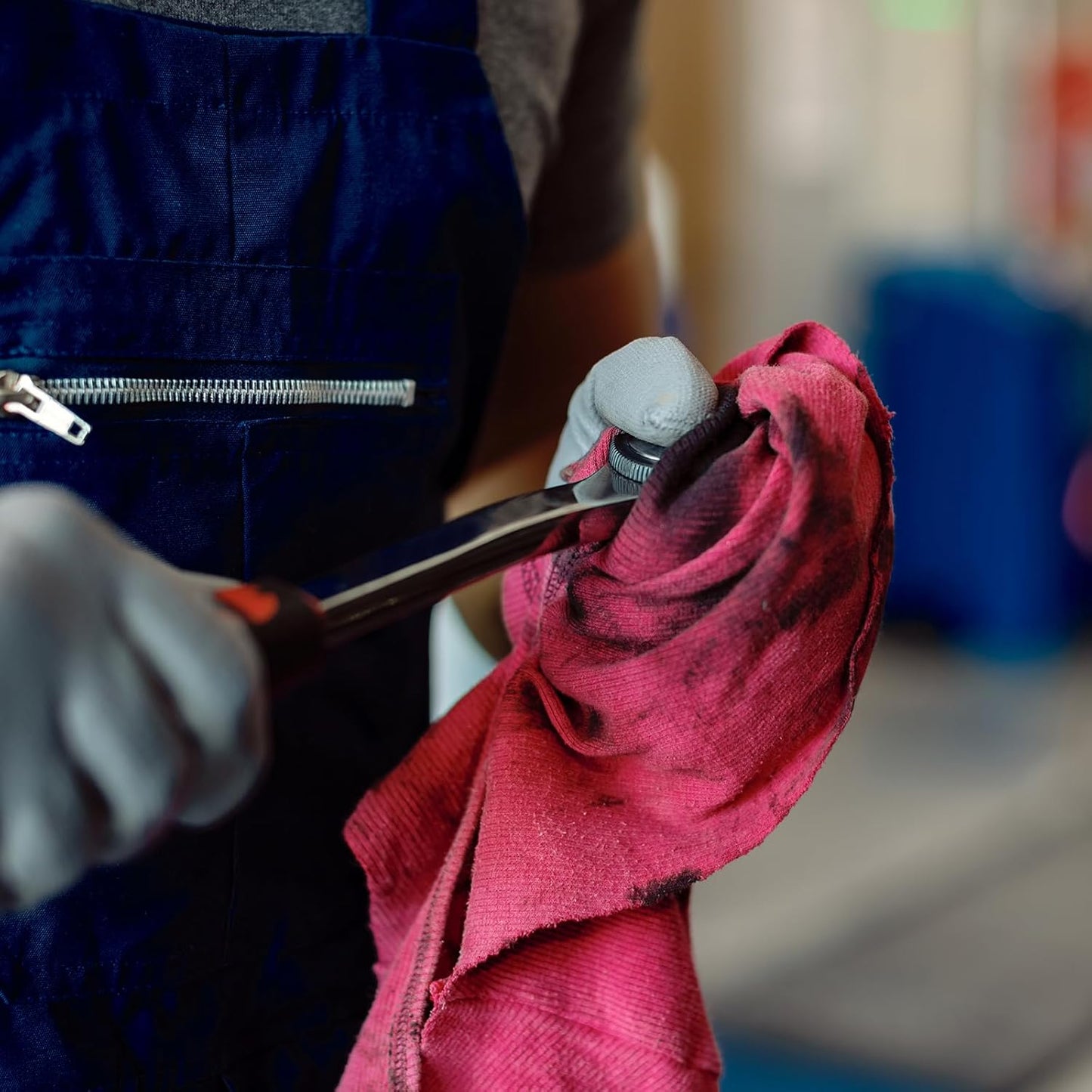 Premium Color Knit Cleaning Rags (600 lbs Pallet - 60x10 lbs. Bag) ā Shop Rags Bulk for Workshops, Mechanics, Painters, and Home Use, Multipurpose Cotton T-Shirt Rags