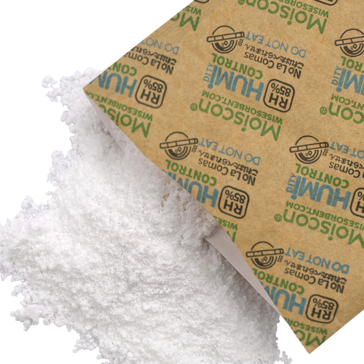 85% Two-Way Humidity Control Packs, 60 Gram 5 Pack for Storing 1 lb, Size 60 Seasoning Packets Moisture Control Packets Individually Wrapped, Humidifier Packs for Season Wood Humidifier Boxes