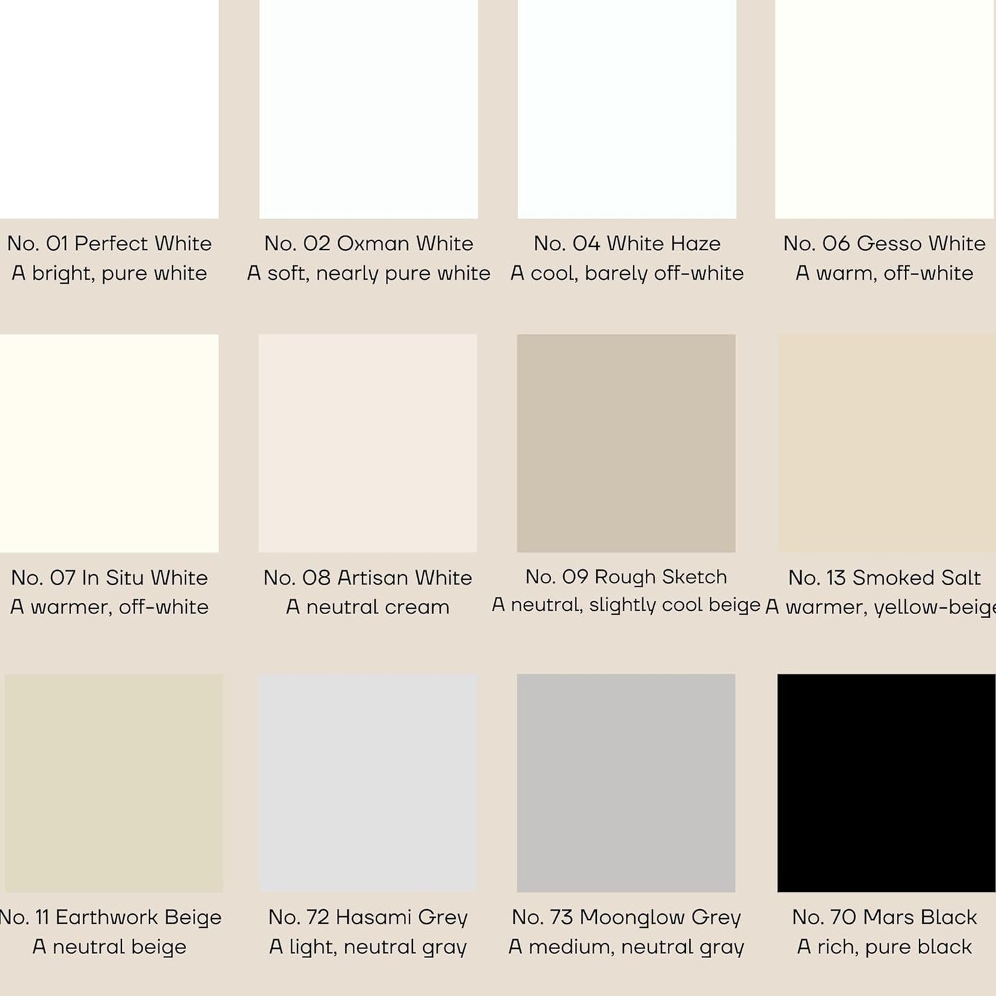 soto Paint Touch Up, No. 07 In Situ White (Warm Off-White) Quick Drying, Matte Finish, Super Adhesion, 1.5 Oz