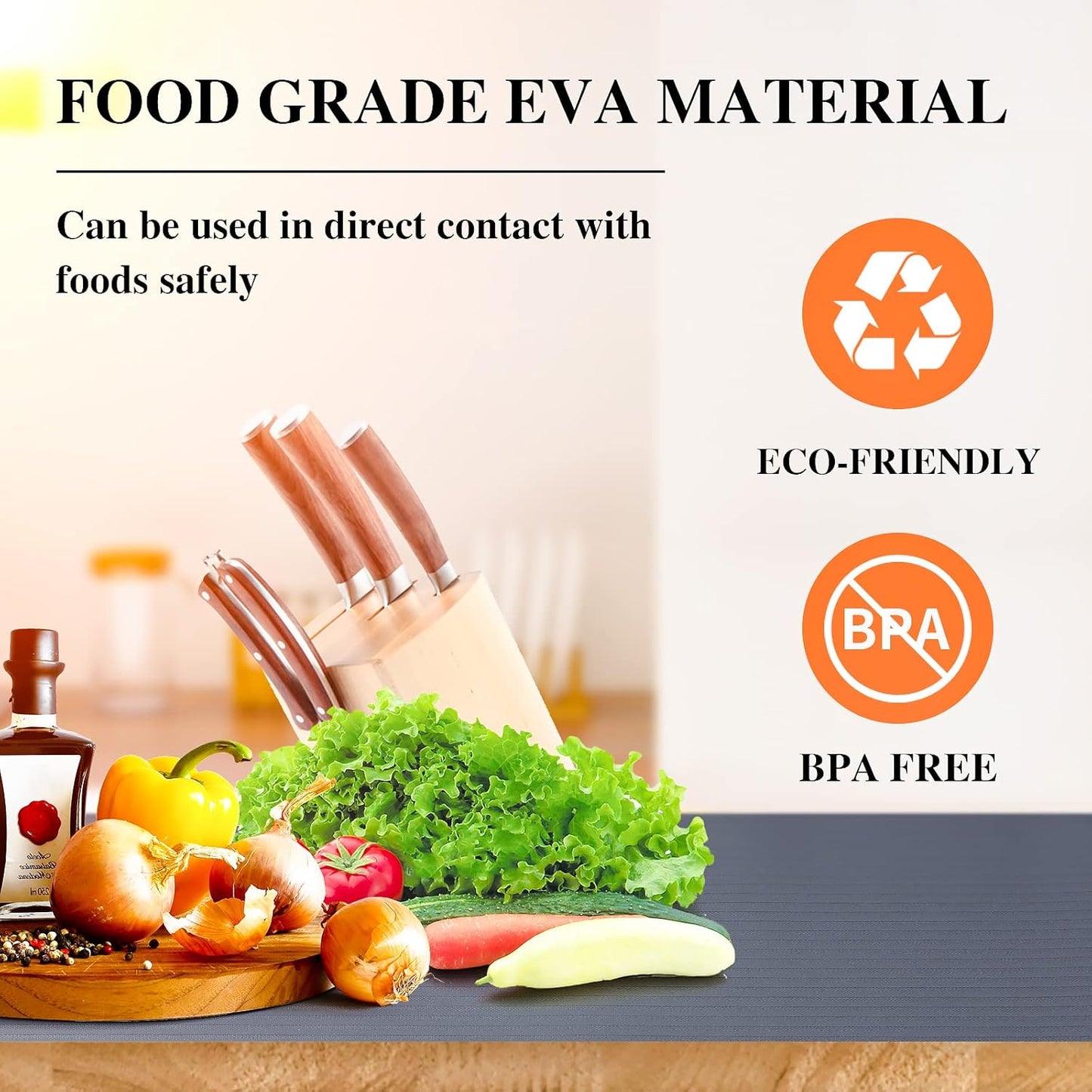 Shelf Liners for Kitchen Cabinets, Refrigerator Liners Non Adhesive 17.5 Inch x 20Ft, Non-Slip Kitchen Drawer Liners, Waterproof Durable Cabinet Liners for Shelves, Fridge, Pantry, Dark Gray