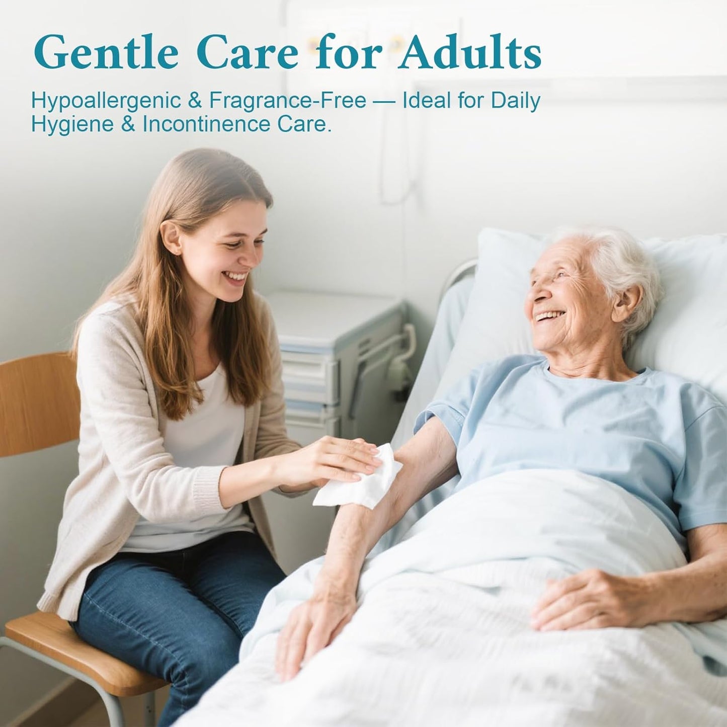 300 Pcs Ultra Thick Soft Large Body Wipes Individually Wrapped(7.87" x 9.45"),Shower Wipes for Adults Bathing No Rinse,Personal Cleansing Wipes for Travel Gym,Bulk Deodorant for Homeless(Blue)