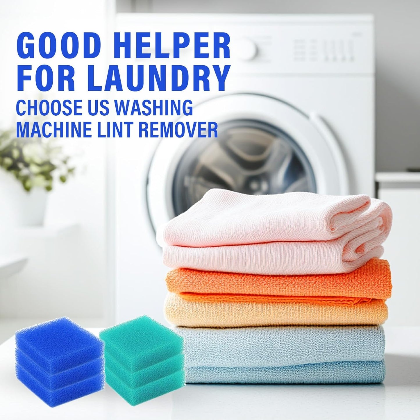 Easy Pet Hair Remover for Laundry, 6Pcs Reusable Lint Catcher for Washing Machine, Laundry Hair Catcher for Clothes, Sheets and Blankets