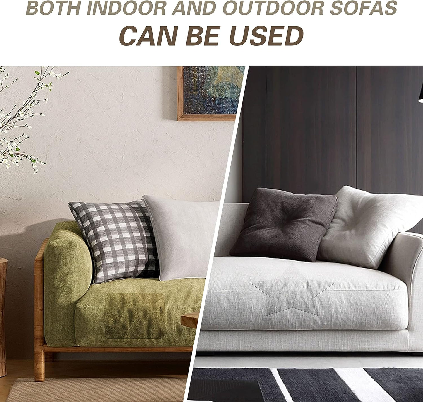 KING MOUNTAIN Fine Linen Repair Patches, Self-Adhesive Fabric, 8X11 Inch 2 PCS, Multi Color for Sofa and Clothes (Grass Green)