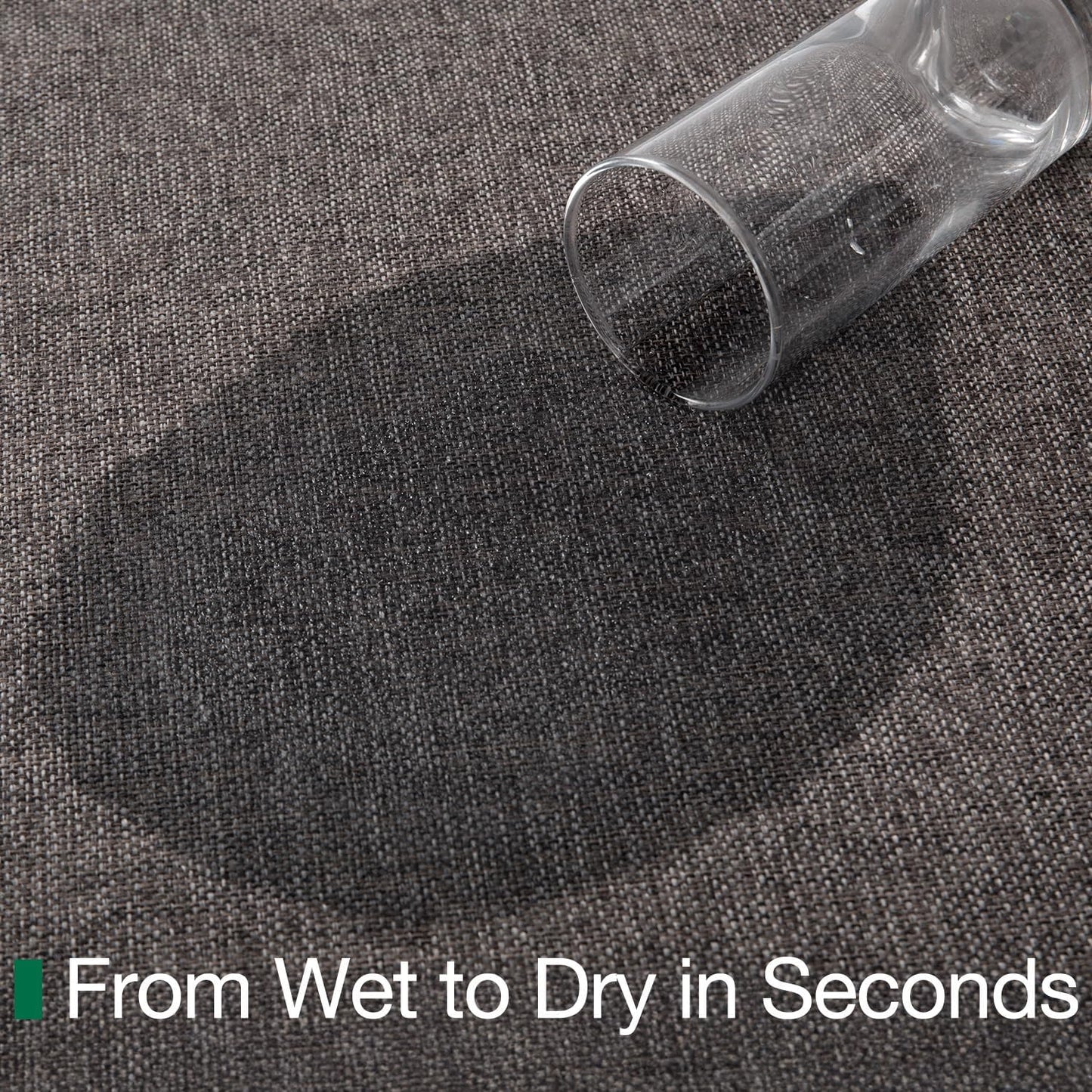 LUMI Ultra Thin Door Mat for Entryway,48"x72" Low Profile Non Slip Rubber Backing Indoor Doormat, Easy Clean Welcome Entrance Mat for Inside House, Patio, Brown