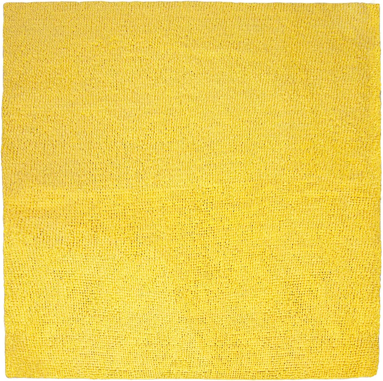 Eurow 200GSM Microfiber Cleaning and Drying Cloths with Dispenser Box, Reusable, Streak-Free, Scratch-Free, Ultra Absorbent, Edgeless for All Surface Types, 12x12in, 50-Pack, Yellow