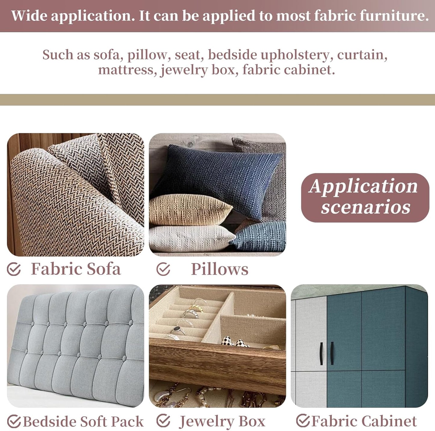 Linen Repair Tape 4x70 Inch Self-Adhesive Couch Patch Repair Fabric Patch for Furniture,Sofas,Cushion,Chairs,Bags,Linen Goods(Camel)