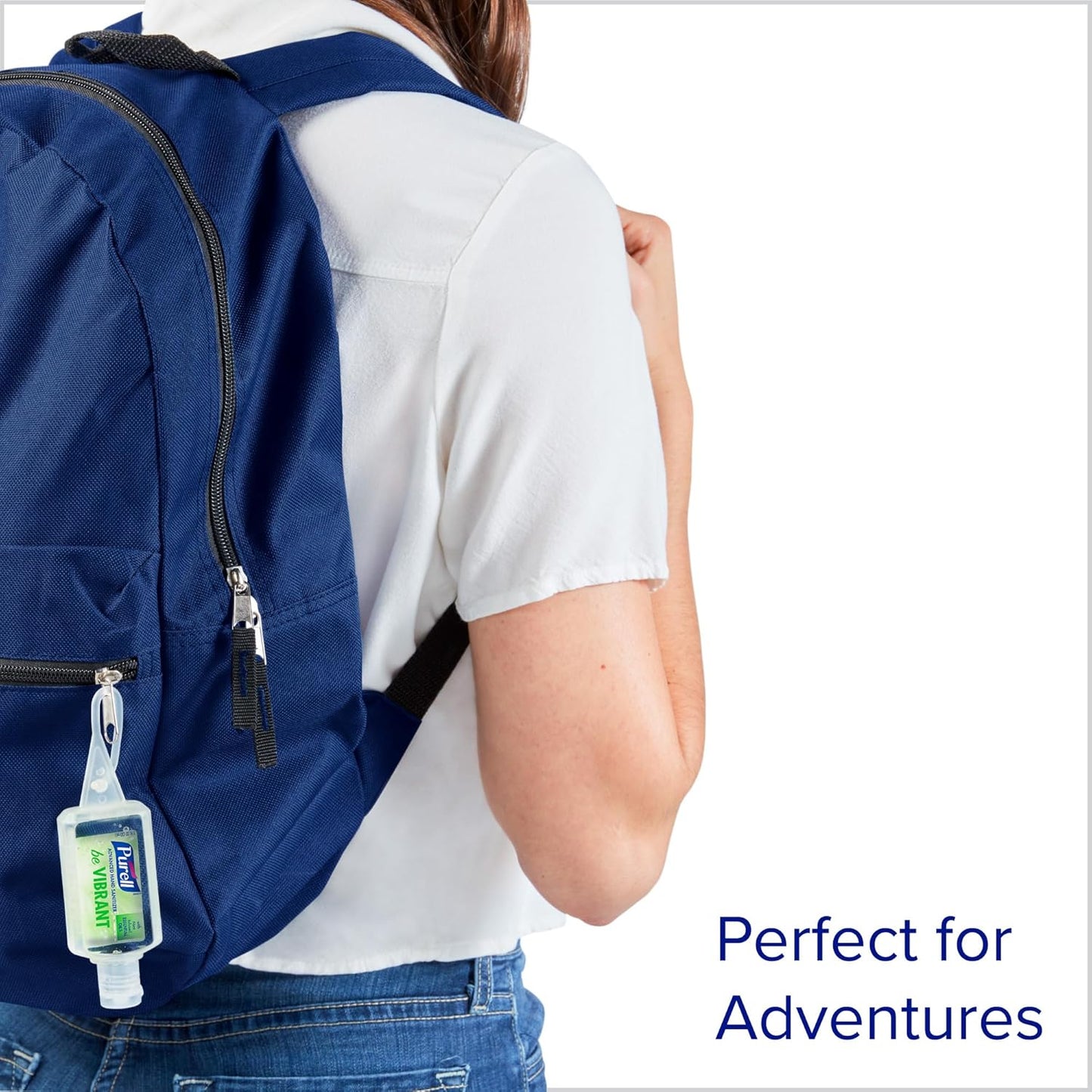 Purell Advanced Hand Sanitizer Gel Infused with Essential Oils, Scented Variety Pack, 1 fl oz Travel Size Flip Cap Bottles with JELLY WRAP Carrier (Pack of 8), 3900-09-ECME17