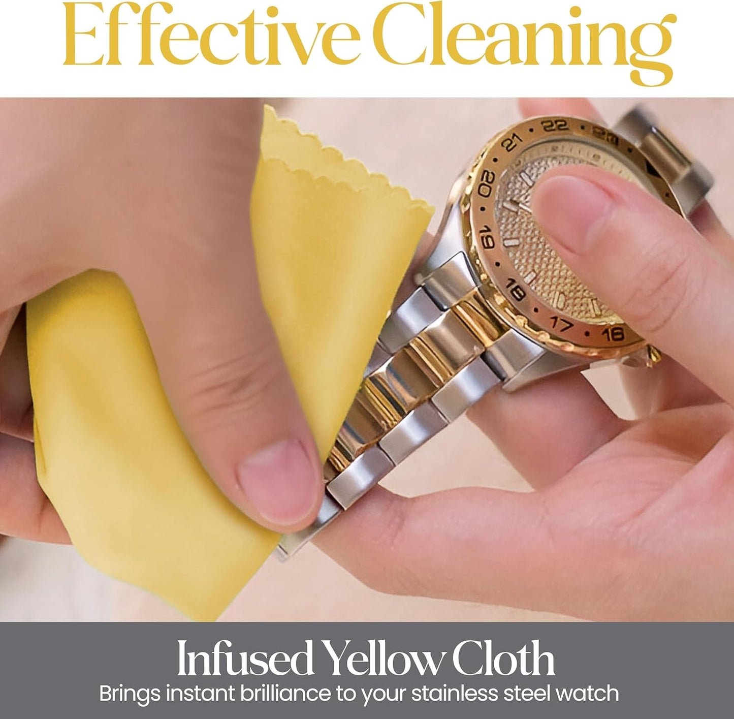 Mayflower Polishing Cloth for Stainless Steel Copper Brass Chrome Made in USA Non Toxic 2 Cotton Cleaning Set 11 x 14 in ea.User-Friendly Cleaner for Kitchen Watch Musical Instruments Coins Antiques