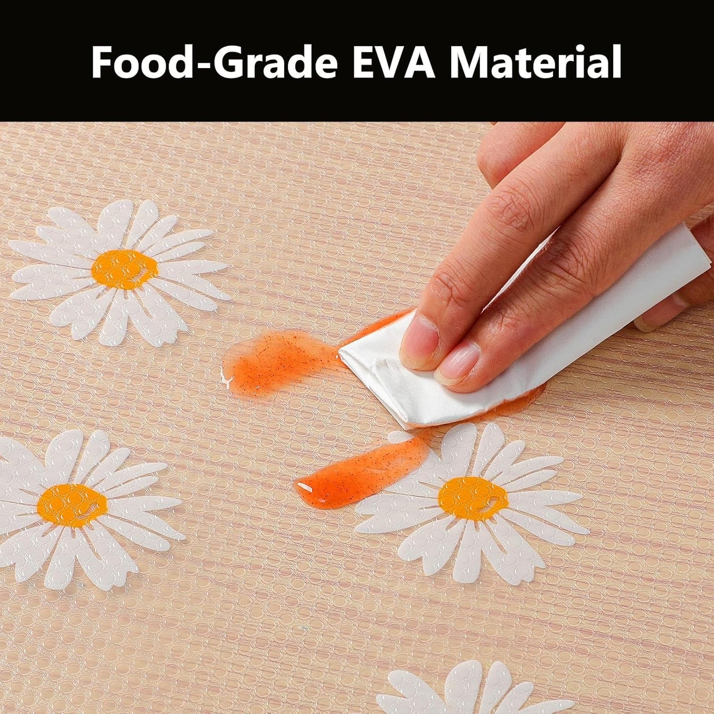 INNOLITES Shelf Liners for Kitchen Cabinets, Non Adhesive Drawer Cabinet Liner, Waterproof Oil-Proof Non-Slip Shelf Liner for Kitchen Pantry Refrigerator 23.6" x 118"