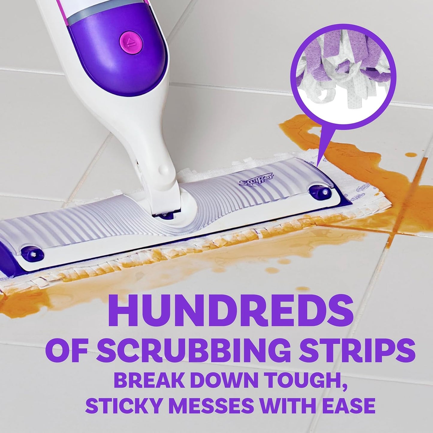 Swiffer PowerMop Multi-Surface Mopping Pad Refills, Made by Swiffer, for Floor Cleaning, 11 Count (Pack of 2)