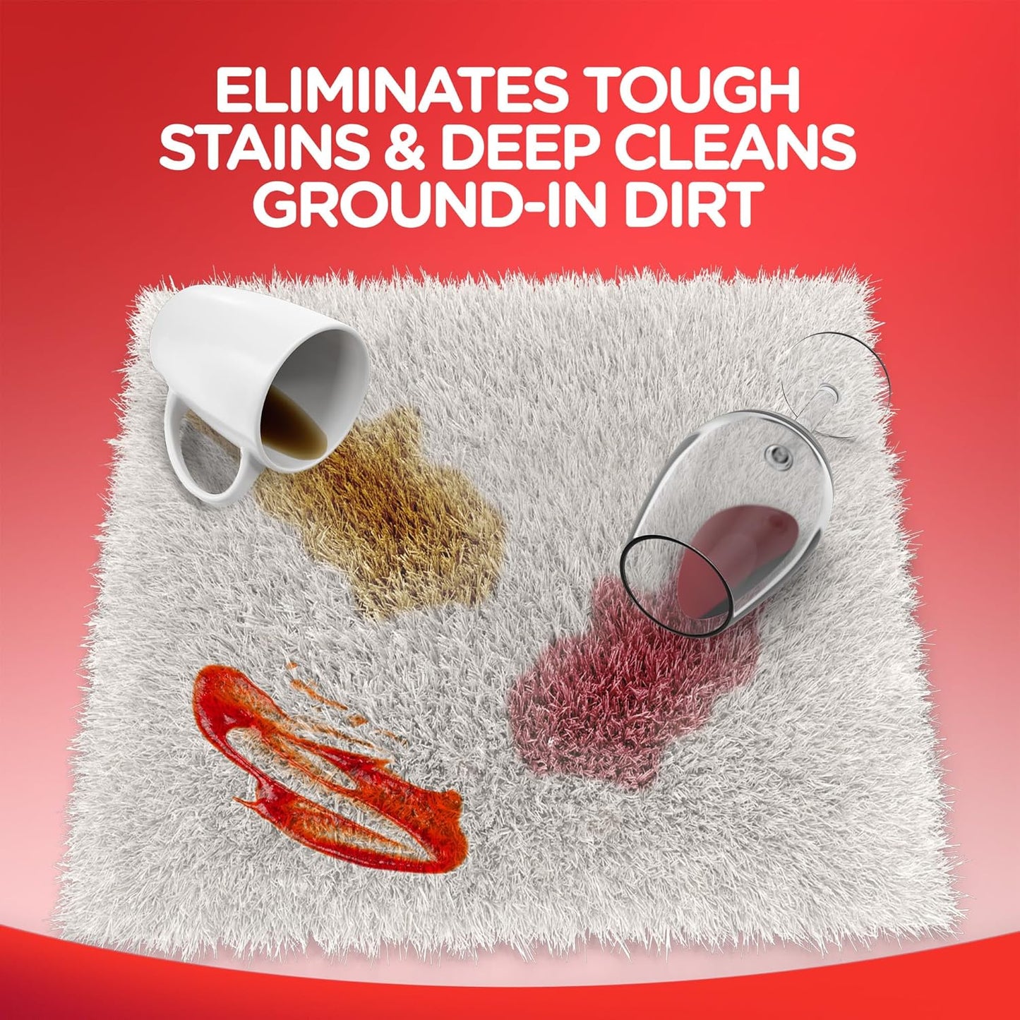 Resolve Steam Carpet Cleaner Solution Shampoo, 60 fl oz, 2X Concentrate, Safe for Bissell, Hoover & Rug Doctor, Carpet Cleaner, Carpet Cleaner Solution