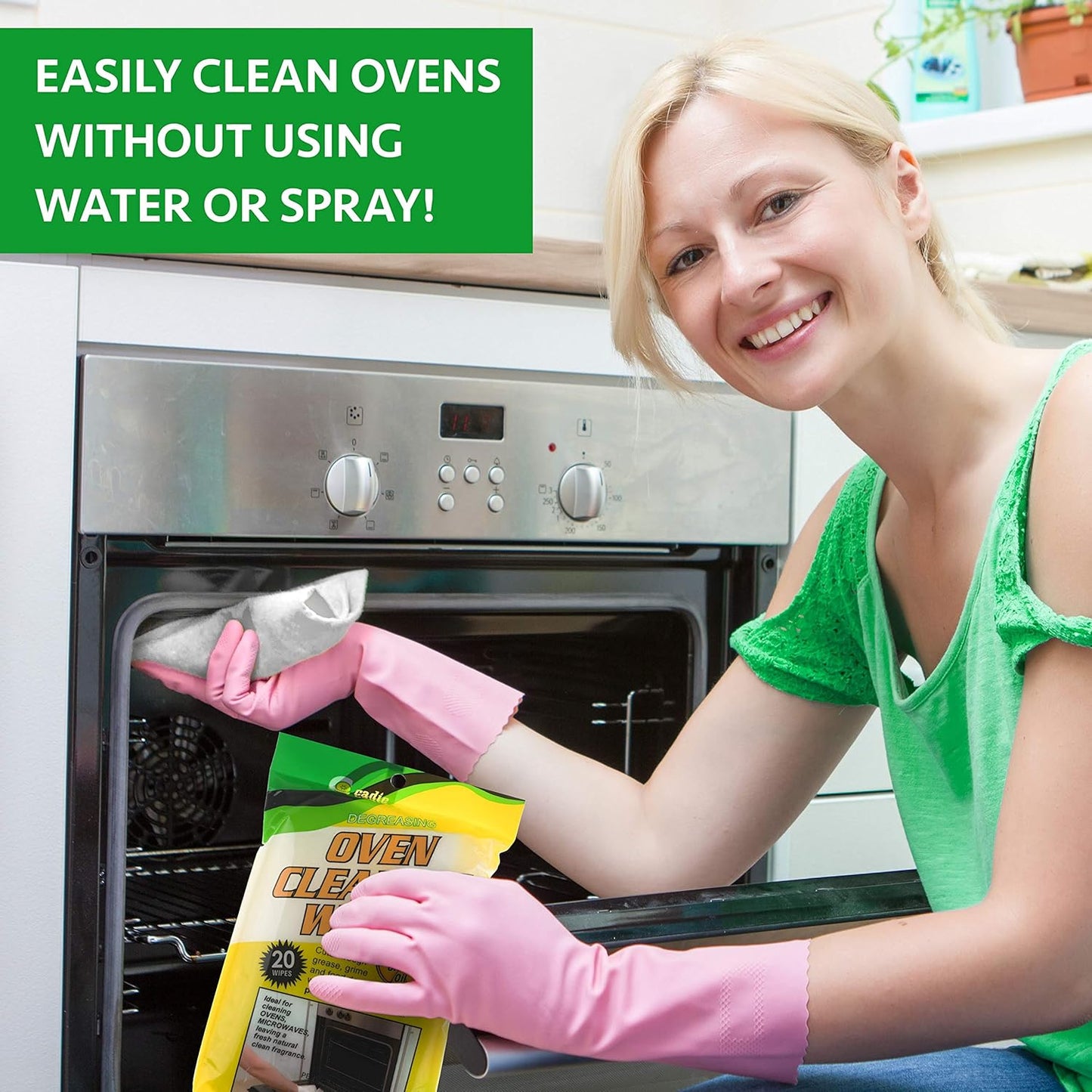Cadie Degreasing Oven Cleaning Wipes 20 Wipes