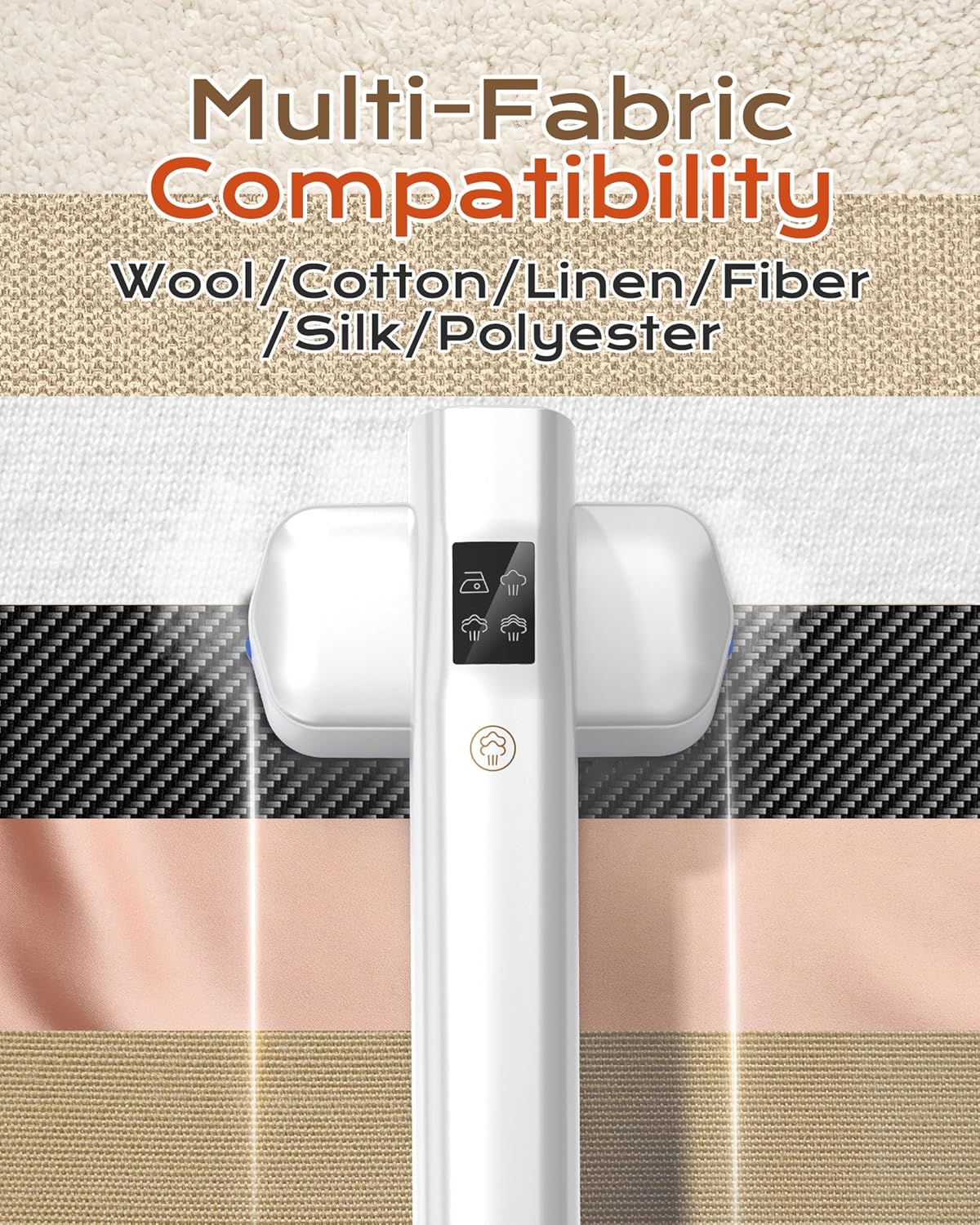 Dovety Steamer for Clothes, Portable Handheld Travel Steamer, Clothing Wrinkles Remover for Gament Steam, 1100W Powerful 2 In 1 Steamer&Iron, 100mL Water Tank Capacity, for 120V Home, Office, Travel