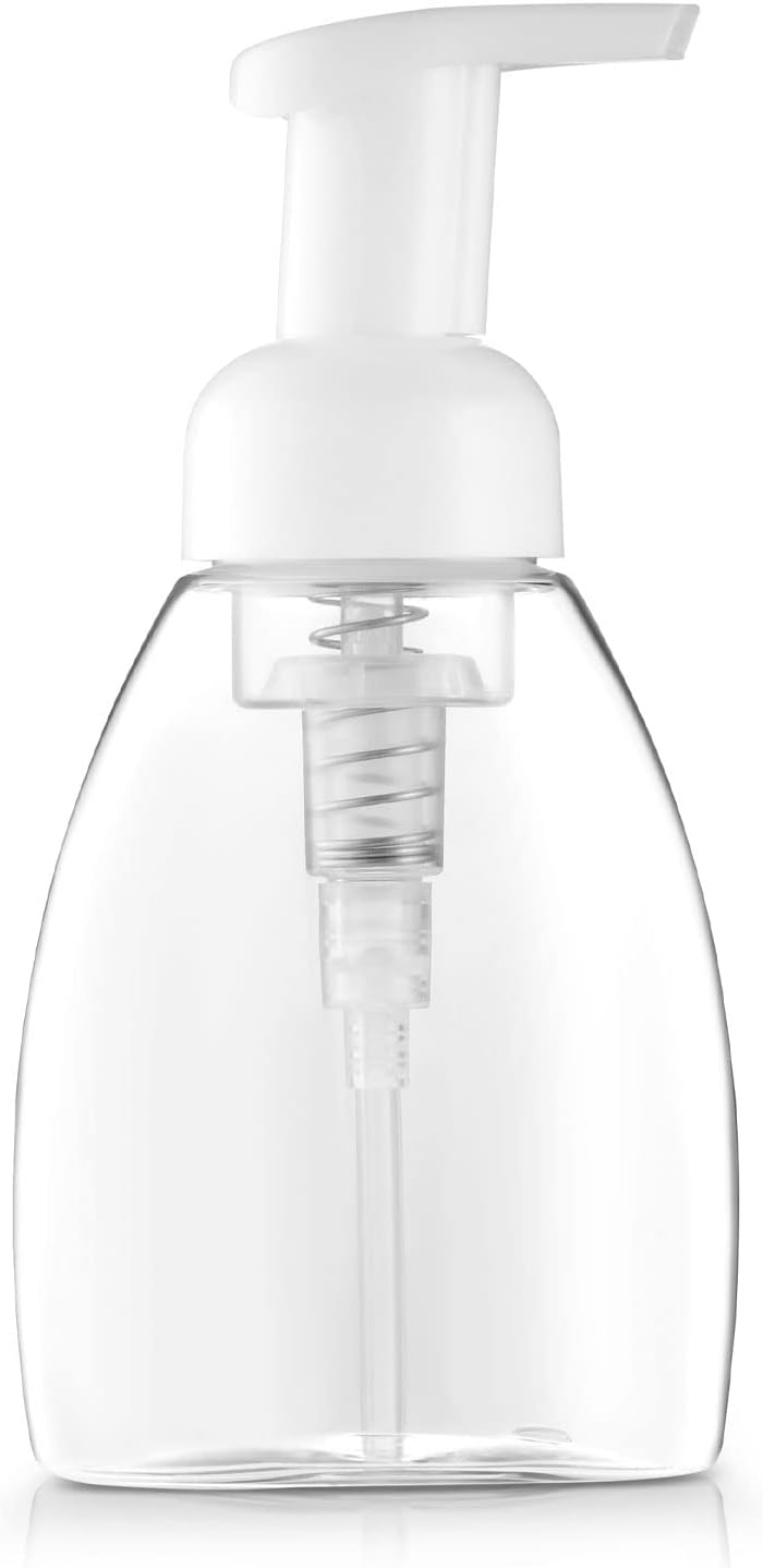 Bar5F Foaming Pump Bottle for Dr. Bronner's Castile Soap and All Generic Concentrated or Regular Soaps, 8.5-Ounce Clear