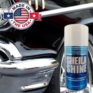 Sheila Shine 1 Quart Can Stainless Steel Cleaner and Polish, Protects Household Kitchen Surfaces, Removes Grease, Fingerprints & Watermarks, Stainless Steel Cleaner for Appliances, Fridge, Oven & Sink