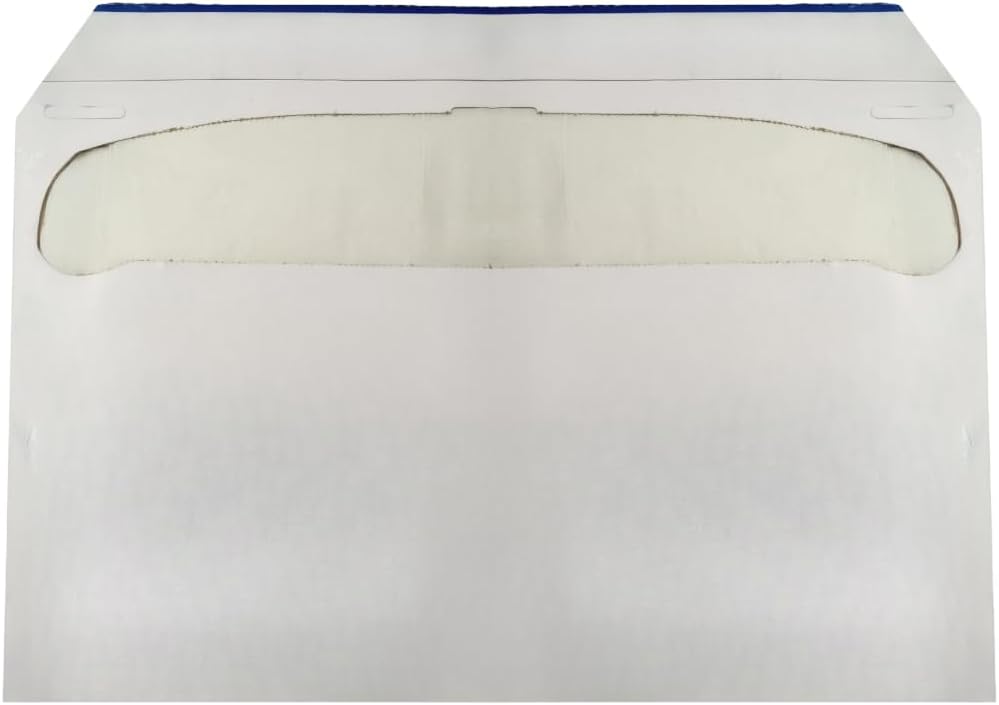2500 Paper Toilet Seat Covers - Thick Flushable Half-Fold Paper Disposable Toilet Seat Dispensers Cover Liners for Travel & Public Restroom Toilet Bowls (2500)