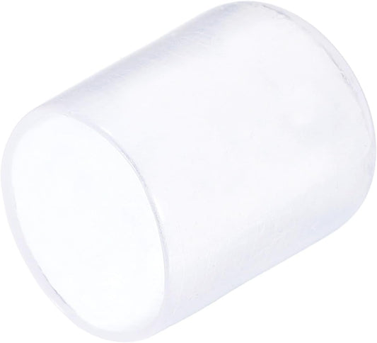 uxcell 20pcs Rubber End Caps 19mm(3/4") ID Vinyl PVC Round Tube Bolt Cap Cover Screw Thread Protectors Clear