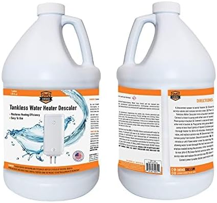 Chromex Tankless Water Heater Descaling Solution | Highly Effective Descale, 1 gallon