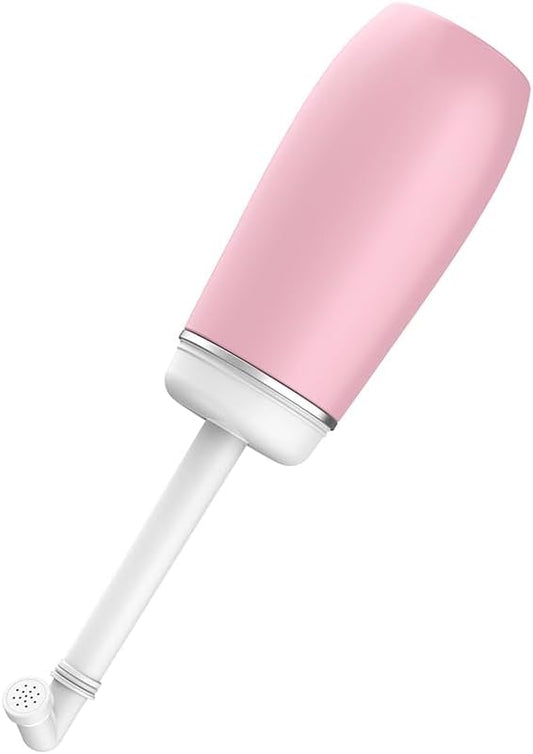 Portable Bidet for Travel Friendly Handheld Personal Peri Bottle 400ml Convenient Leakproof Design Personal Hygiene Cleaning (Pink, 400ml)