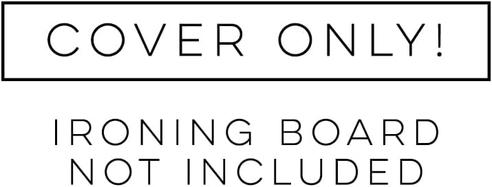 TIVIT Ironing Board Cover 18 x 57, Made in Italy. Performance Grade Titanium Coated Pro Grip Pad & Covers - Superior Scorch & Stain Resistance, High Heat Reflection, 3 Padded Layers 3 Fastener Straps