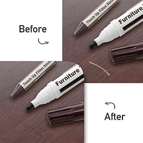 Furniture Repair Kit Wood Markers Wax Sticks, for Stains, Scratches, Wood Floors, Tables, Desks, Carpenters, Bedposts, Touch Ups, and Cover Ups (21)