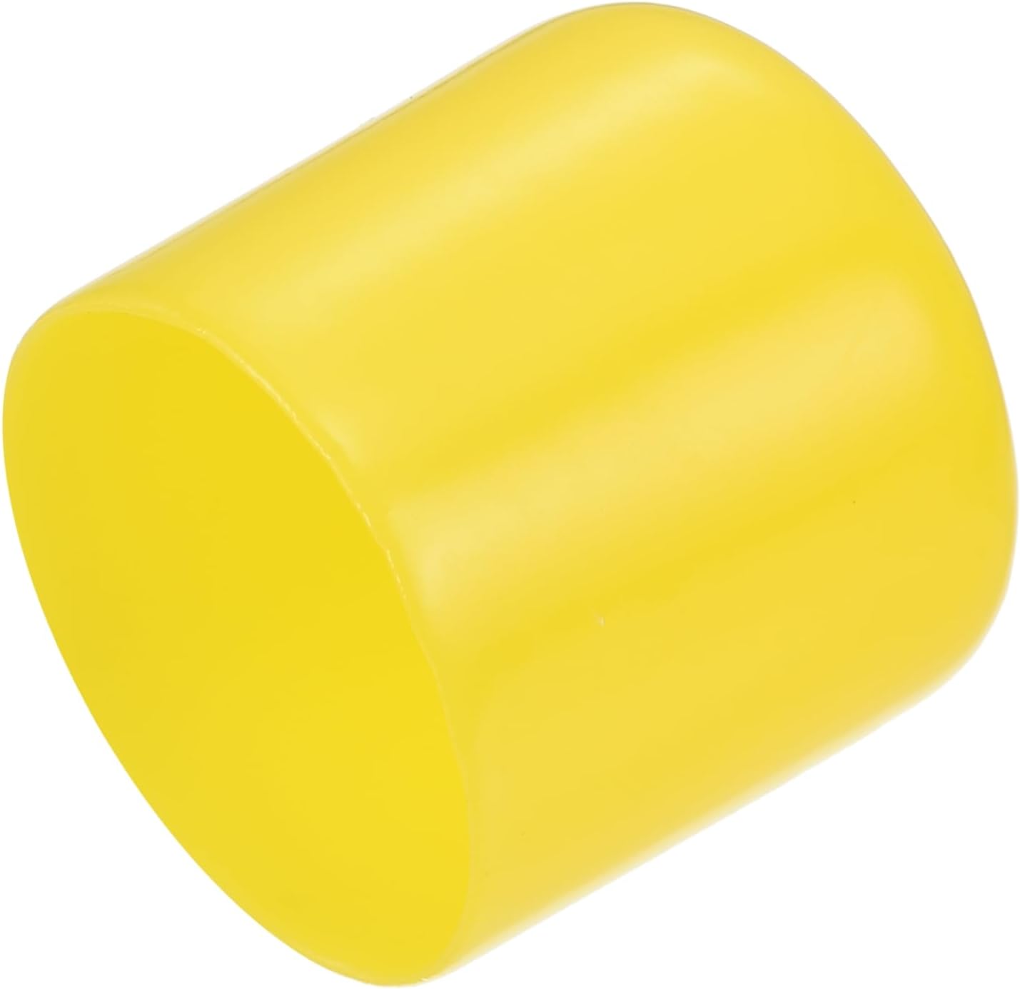 uxcell 20pcs Rubber End Caps 32mm(1 1/4") ID Vinyl PVC Round Tube Bolt Cap Cover Screw Thread Protectors Yellow