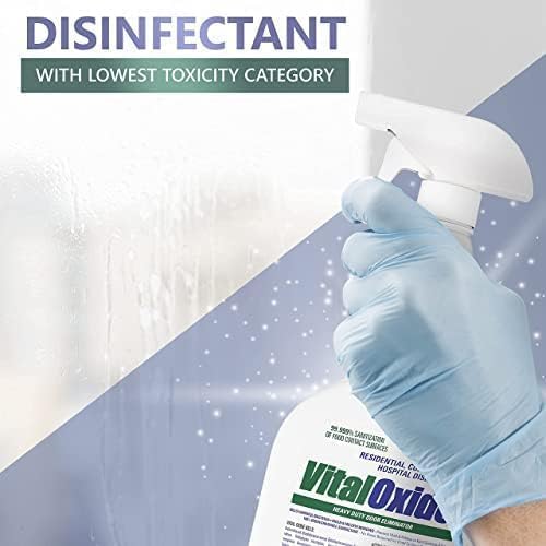 Vital Oxide Disinfectant, Deodorizer, Cleaner, Food-Contact Sanitizer, Virucide – (EPA registration #82972-1) – Kills Mold & Mildew, Eliminates Odors-32 Oz