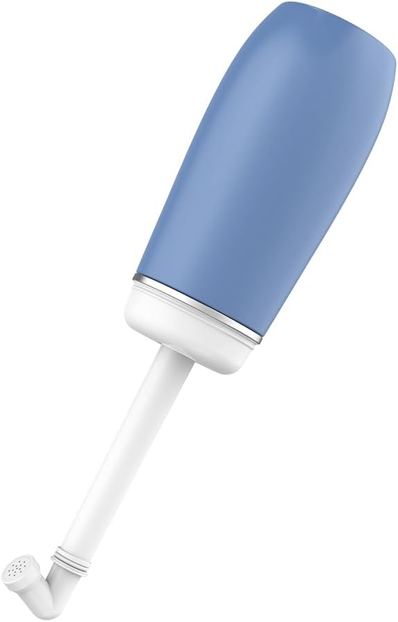 Portable Bidet for Travel Friendly Handheld Personal Peri Bottle 400ml Convenient Leakproof Design Personal Hygiene Cleaning (Blue, 400ml)