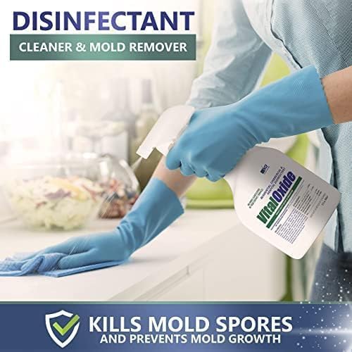Vital Oxide Disinfectant, Deodorizer, Cleaner, Food-Contact Sanitizer, Virucide – (EPA registration #82972-1) – Kills Mold & Mildew, Eliminates Odors-32 Oz