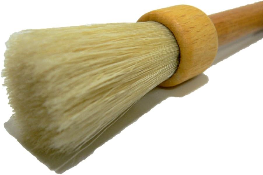 Valentino Garemi Cleaning Brush for Dusting Vintage Collection Picture Frames Genuine Bristles Made in Germany