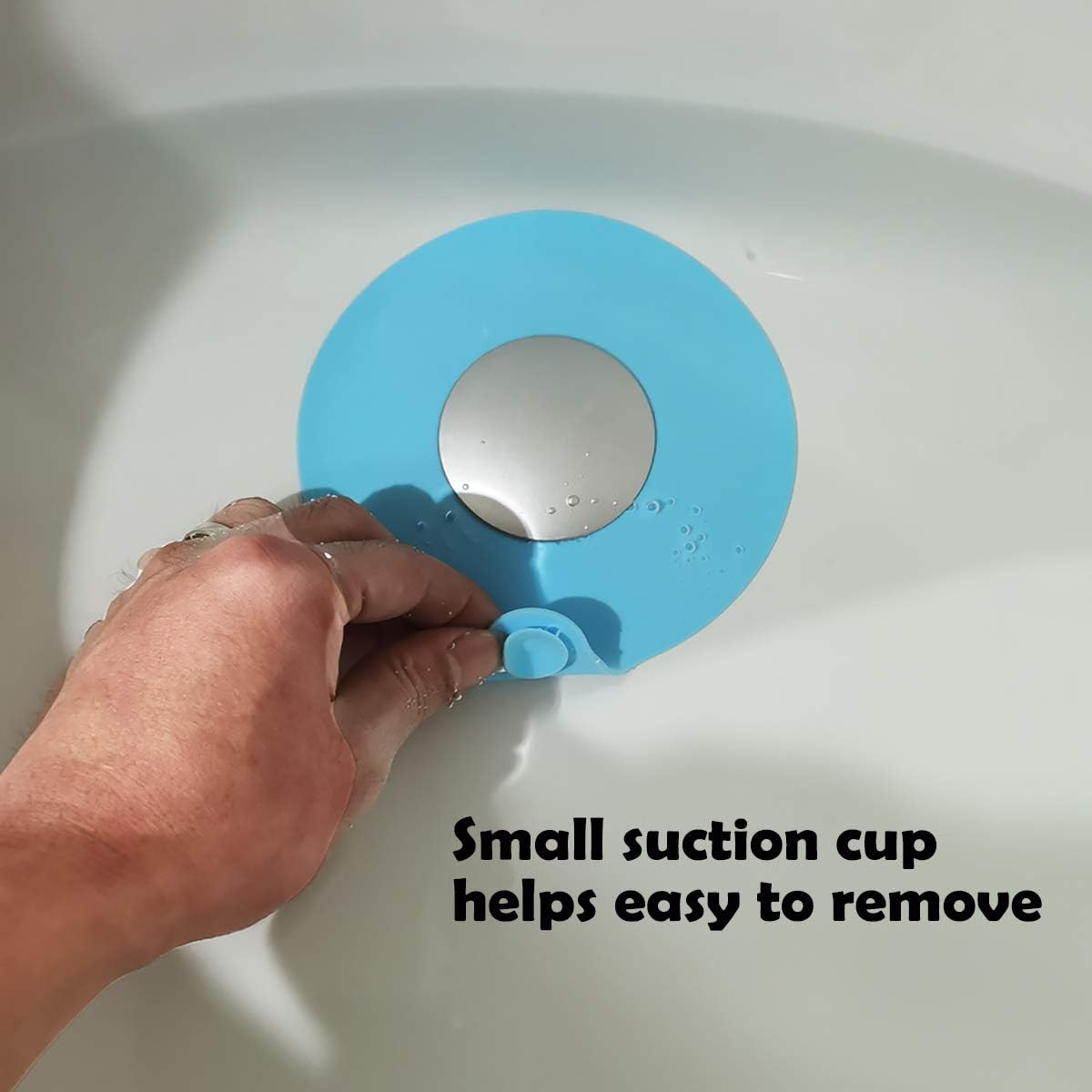 2PCS Silicome Tub Stopper, Bathtub Stopper, Tub Drain Stopper, Tub Plug, Bathtub Drain Cover, Bathtub Drain Plug, Bathroom Sink Stopper, Sink Drain Cover, Sink Plug