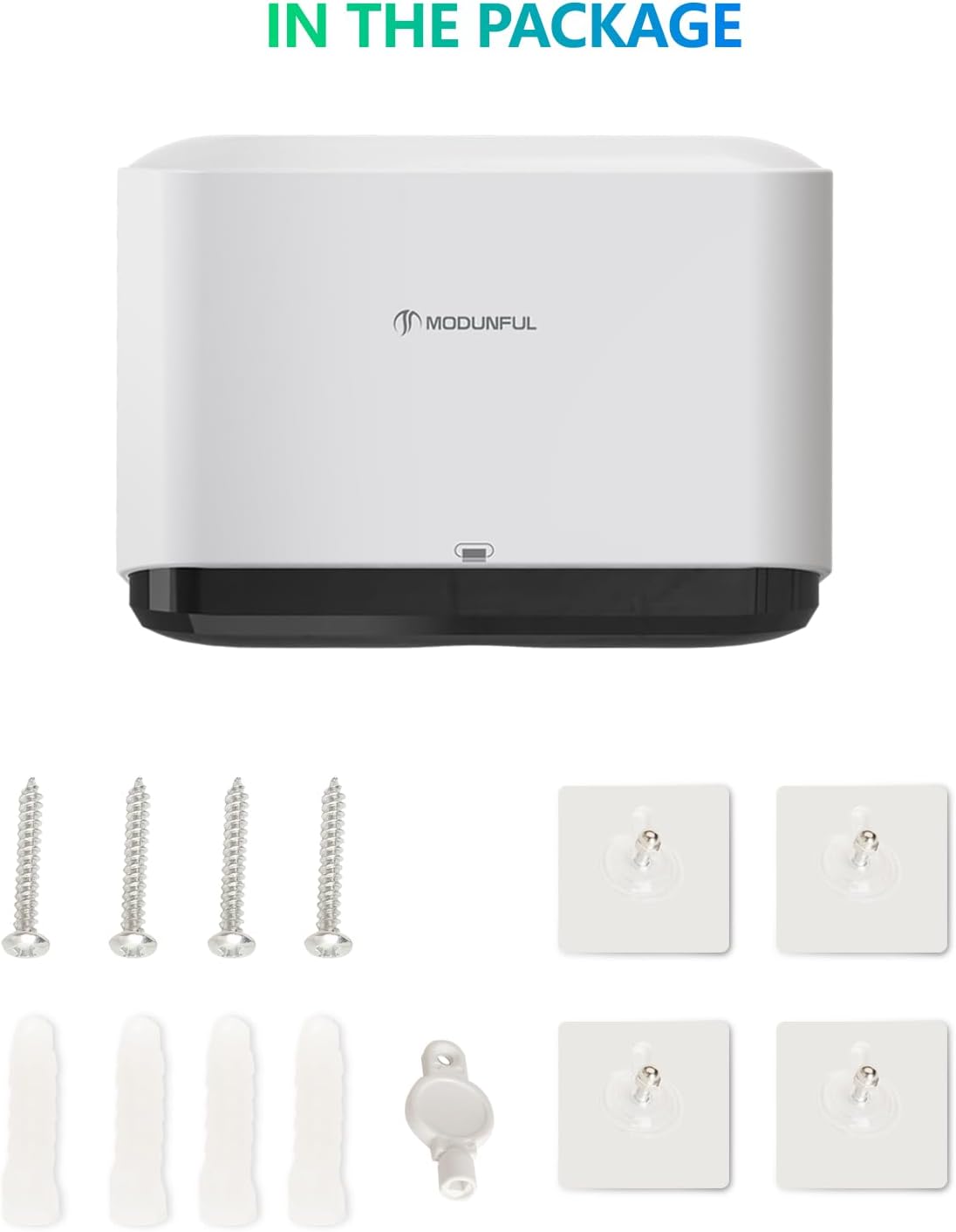 Paper Towel Dispenser, Paper Towel Holder Wall Mount, Bathroom Hand Paper Towels Dispensers, No-Hole Installation Multifold/Trifold/C Fold Paper Towel Dispenser